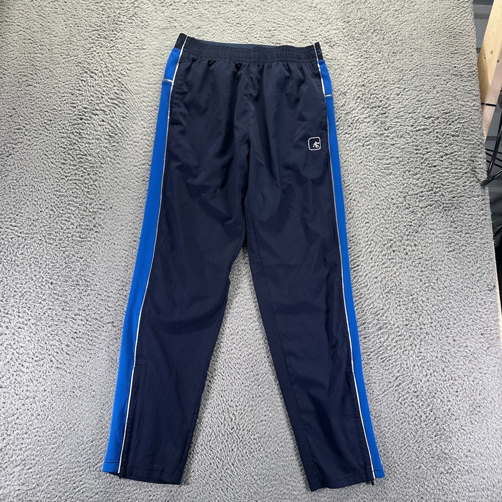 Vintage AND1 Pant Mens M Blue Polyester Track Basketball Performance Stretch